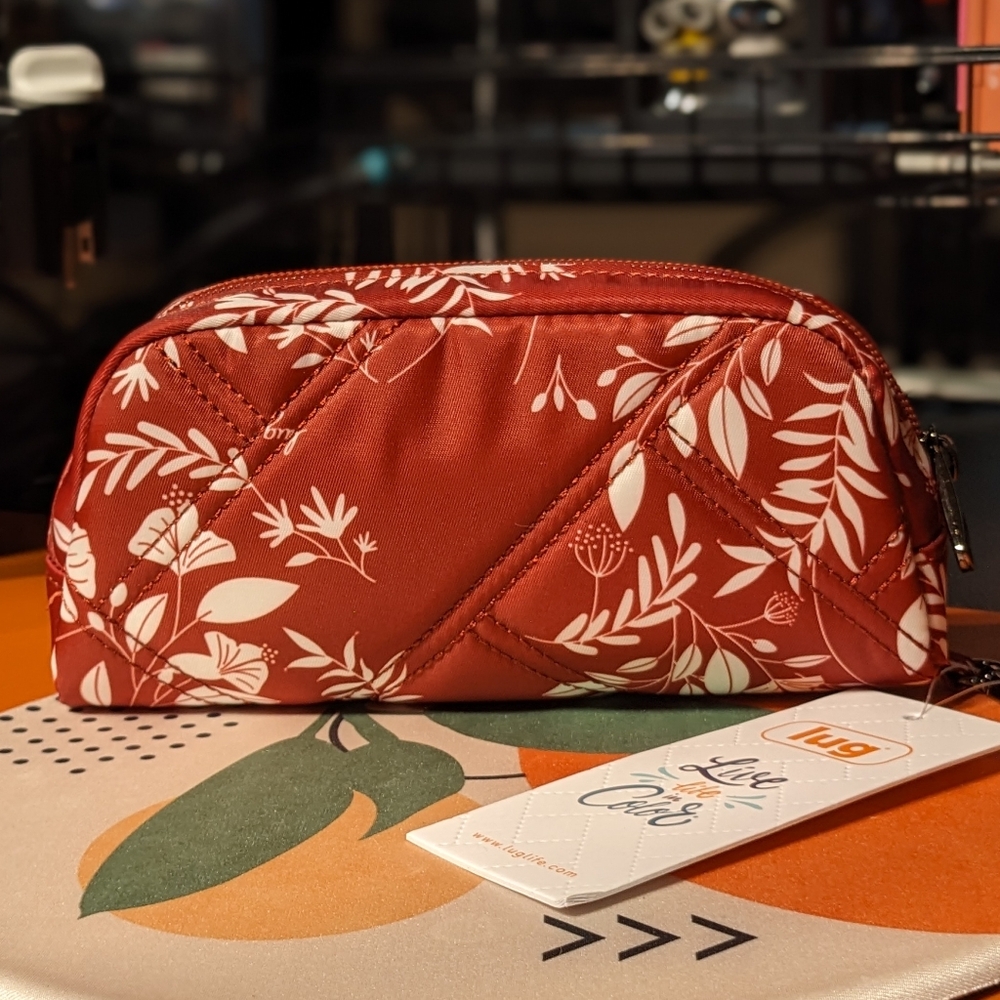 Lug Bobsled XL Eyeglass Case - Flourish Red, NWT - Picture 2 of 7